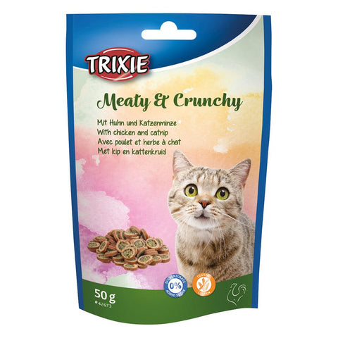 Snack "Meaty and Crunch"-Frango e Catnip