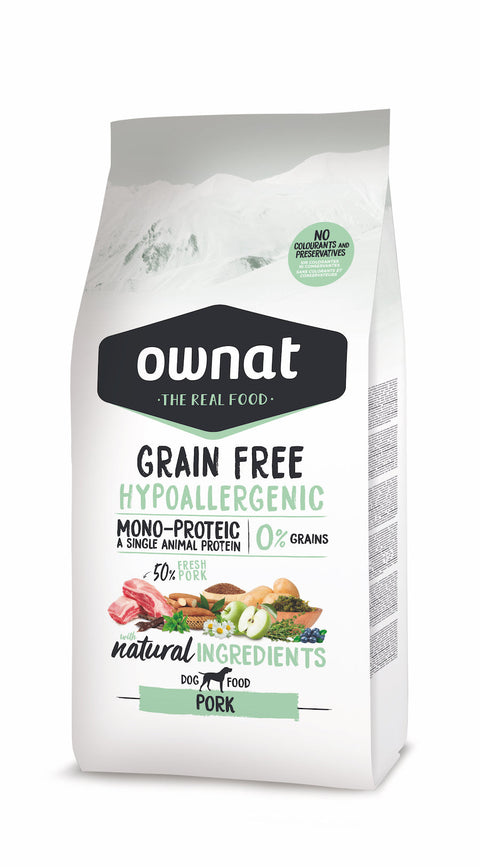 Ownat Grain Free Cão Hypo Pork