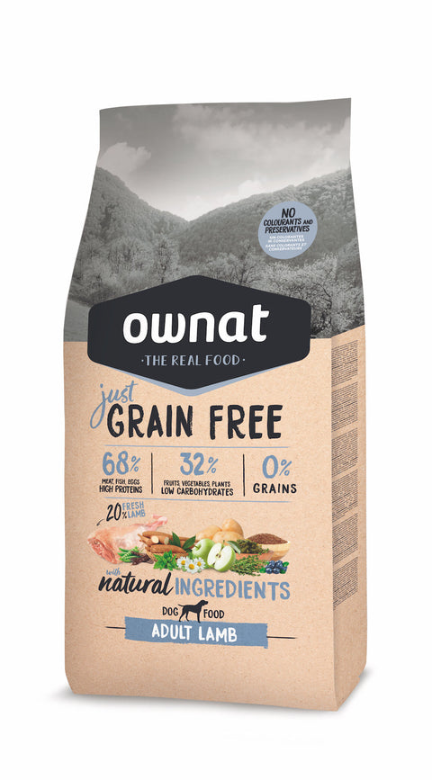 Ownat Grain Free Just Cão Adult Lamb